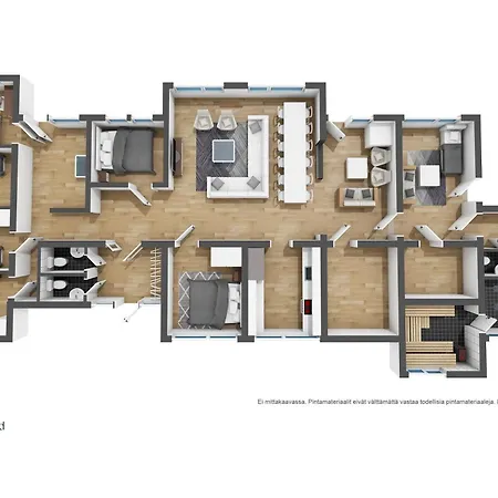 公寓 In Lapland - Ukonlammentie 11 *